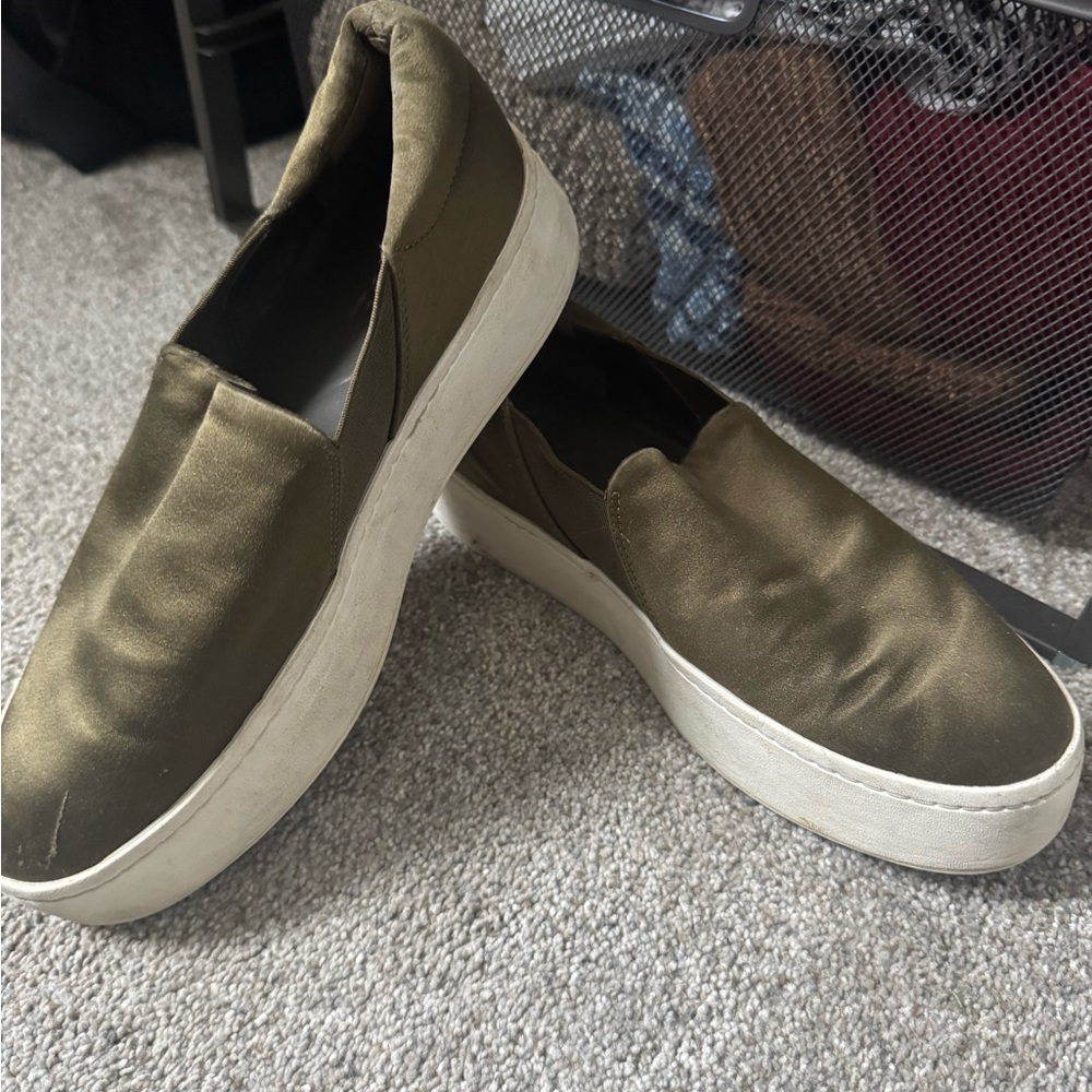 Olive Slip-On Vince Shoes